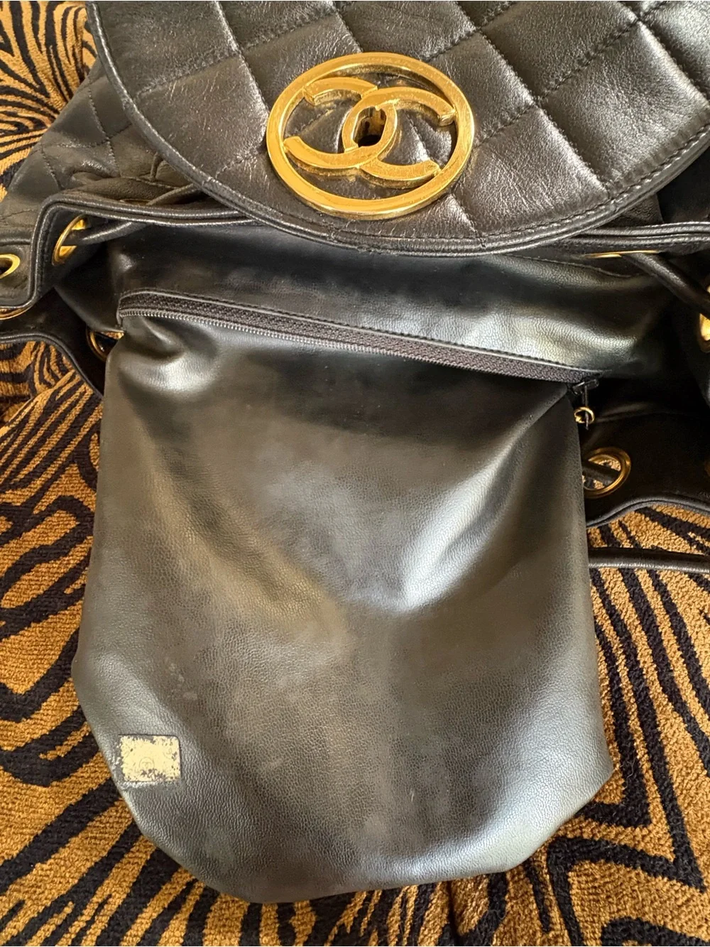 CHANEL  Matelassé Turnlock Unisex Backpack/Handbag